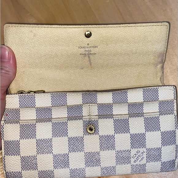 ✨ Authentic Louis Vuitton Damier Azur Long Wallet ✨ - Picture 3 of 8